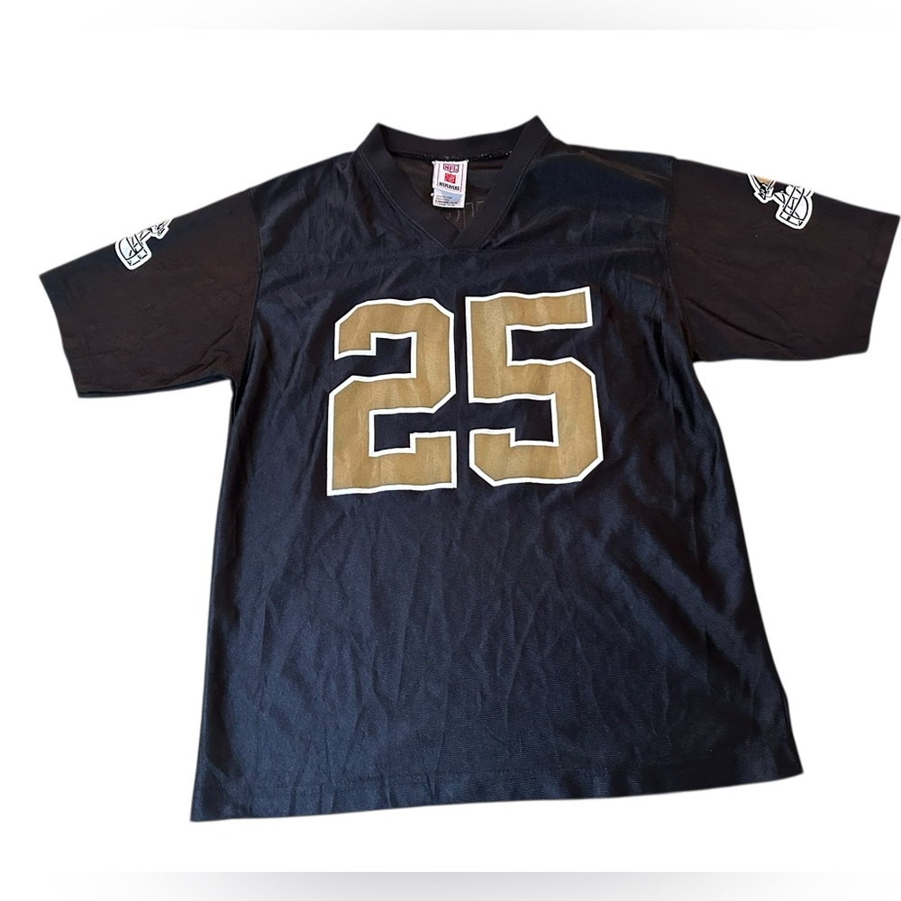 NFL Team Apparel Youth New Orleans Saints Reggie Bush Jersey‎ Sz Large